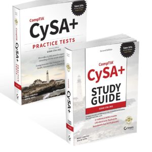 Cover of the CompTIA CySA+ Certification Kit: Exam CS0-002 Product Bundle, a comprehensive study guide for cybersecurity analyst certification.