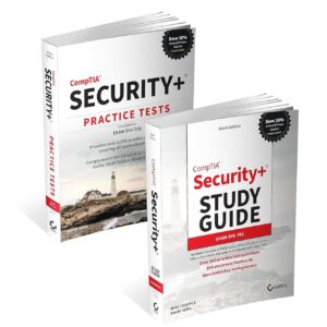 Cover of the CompTIA Security+ Certification Kit: Exam SY0-701 Paperback, a comprehensive guide for passing the Security+ exam.