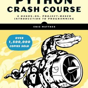 Python Crash Course, 3rd Edition book cover showcasing a hands-on guide to learning Python programming with practical exercises and projects.