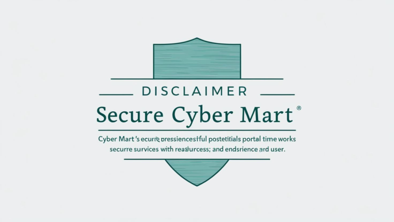 Secure Cyber Mart Disclaimer image.